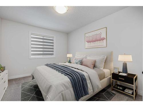 209 Homestead Terrace Ne, Calgary, AB - Indoor Photo Showing Bedroom