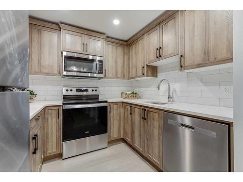 209 Homestead Terrace Ne, Calgary, AB - Indoor Photo Showing Kitchen With Stainless Steel Kitchen