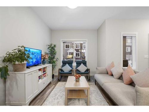 459 Canals Crossing Sw, Airdrie, AB - Indoor Photo Showing Living Room