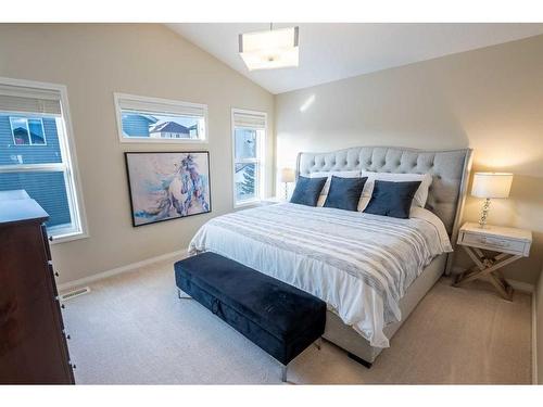 9 Silverado Saddle Heights Sw, Calgary, AB - Indoor Photo Showing Bedroom