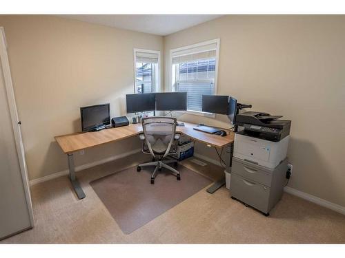 9 Silverado Saddle Heights Sw, Calgary, AB - Indoor Photo Showing Office