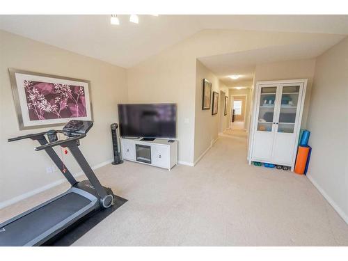 9 Silverado Saddle Heights Sw, Calgary, AB - Indoor Photo Showing Gym Room