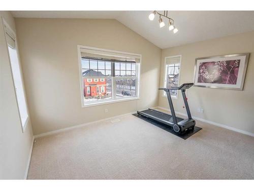 9 Silverado Saddle Heights Sw, Calgary, AB - Indoor Photo Showing Gym Room