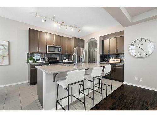 72 Sage Berry Road Nw, Calgary, AB - Indoor Photo Showing Kitchen With Stainless Steel Kitchen With Upgraded Kitchen