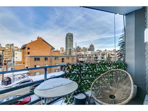 302-1027 Cameron Avenue Sw, Calgary, AB - Outdoor With Balcony