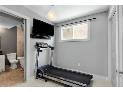 1801B 41 Street Nw, Calgary, AB - Indoor Photo Showing Gym Room