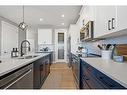 42 Waterford Road, Chestermere, AB  - Indoor Photo Showing Kitchen With Double Sink With Upgraded Kitchen 