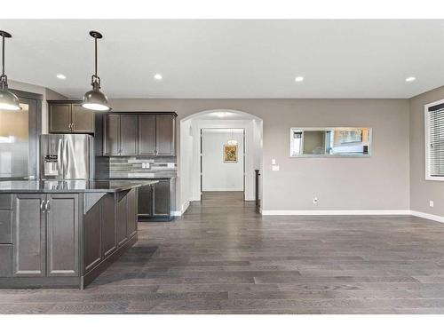 134 Rainbow Falls Blvd, Chestermere, AB - Indoor Photo Showing Kitchen With Stainless Steel Kitchen With Upgraded Kitchen