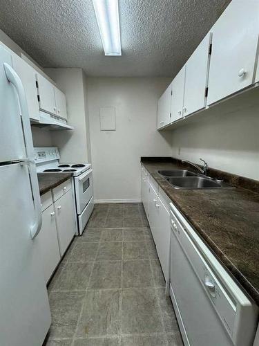 1510-4944 Dalton Drive Nw, Calgary, AB - Indoor Photo Showing Kitchen With Double Sink