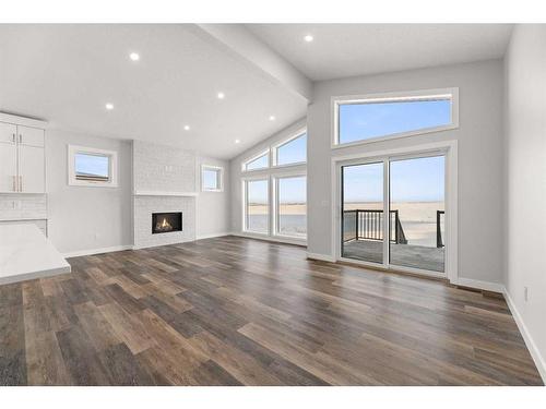 18 Williams Avenue, Olds, AB - Indoor Photo Showing Other Room With Fireplace