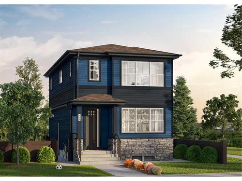 822 Creekside Boulevard Sw, Calgary, AB - Outdoor With Facade