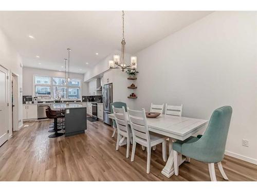 313 Masters Avenue Se, Calgary, AB - Indoor Photo Showing Dining Room