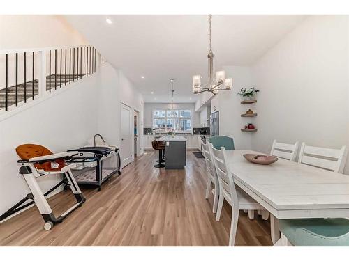 313 Masters Avenue Se, Calgary, AB - Indoor Photo Showing Dining Room