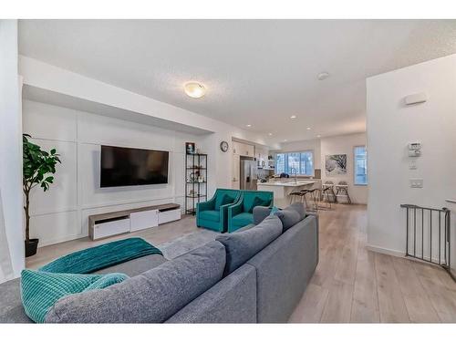 411 Nolanlake Villas Nw, Calgary, AB - Indoor Photo Showing Living Room