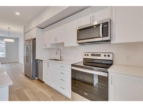 223-8500 19 Avenue Se, Calgary, AB - Indoor Photo Showing Kitchen With Double Sink With Upgraded Kitchen