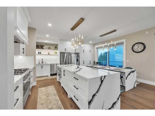 1 Rock Lake Point Nw, Calgary, AB - Indoor Photo Showing Kitchen With Upgraded Kitchen