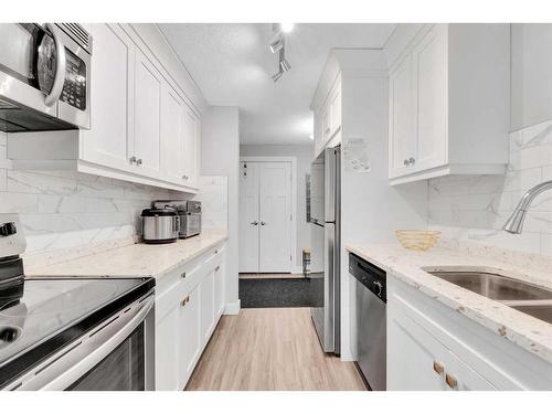 306-110 20 Avenue Ne, Calgary, AB - Indoor Photo Showing Kitchen With Stainless Steel Kitchen