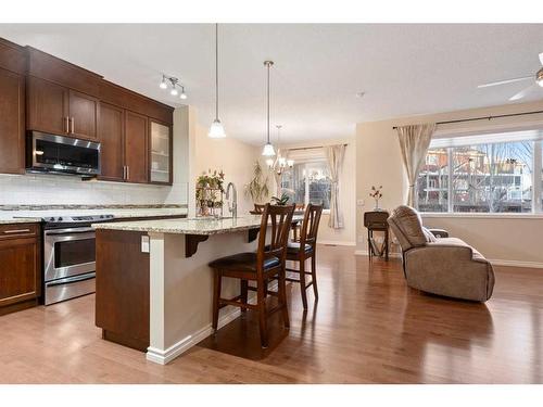 332 Auburn Bay Blvd Se, Calgary, AB - Indoor Photo Showing Kitchen With Upgraded Kitchen