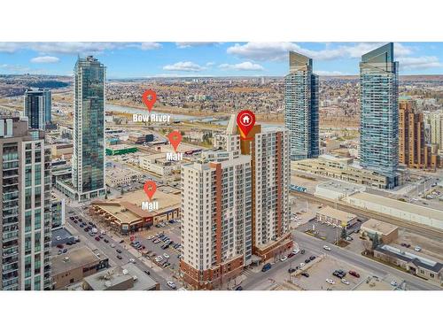 2101-1053 10 Street Sw, Calgary, AB - Outdoor With View