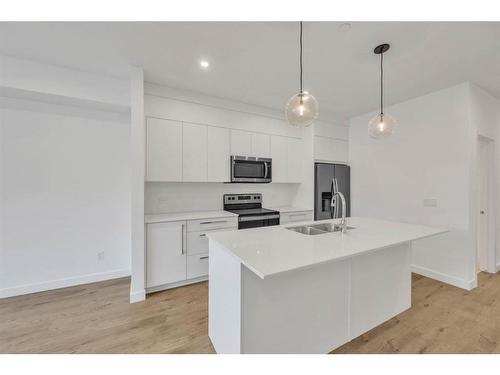 1206-60 Skyview Ranch Road Ne, Calgary, AB - Indoor Photo Showing Kitchen With Double Sink With Upgraded Kitchen