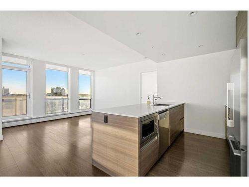 804-1501 6 Street Sw, Calgary, AB - Indoor Photo Showing Kitchen