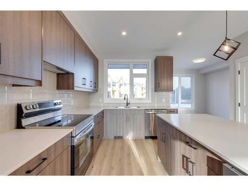 309-85 Sage Hill Heights, Calgary, AB - Indoor Photo Showing Kitchen With Stainless Steel Kitchen With Upgraded Kitchen