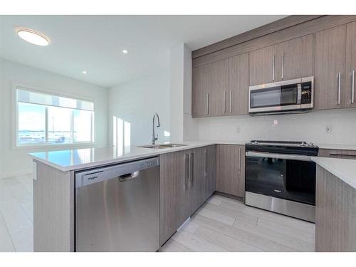 305-280 Chelsea Road, Chestermere, AB - Indoor Photo Showing Kitchen