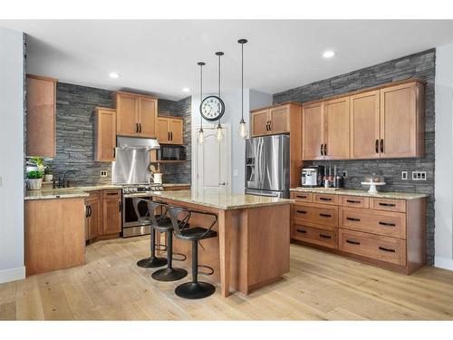 37 Wentworth Way Sw, Calgary, AB - Indoor Photo Showing Kitchen With Upgraded Kitchen