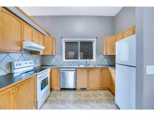 238 Martinvalley Crescent Ne, Calgary, AB - Indoor Photo Showing Kitchen With Double Sink