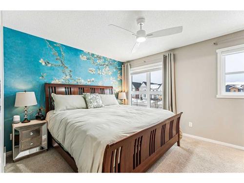 58 Livingston Gate Ne, Calgary, AB - Indoor Photo Showing Bedroom