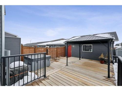 58 Livingston Gate Ne, Calgary, AB - Outdoor With Deck Patio Veranda With Exterior