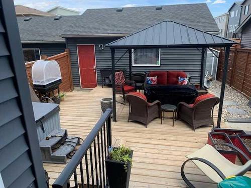 58 Livingston Gate Ne, Calgary, AB - Outdoor With Deck Patio Veranda With Exterior