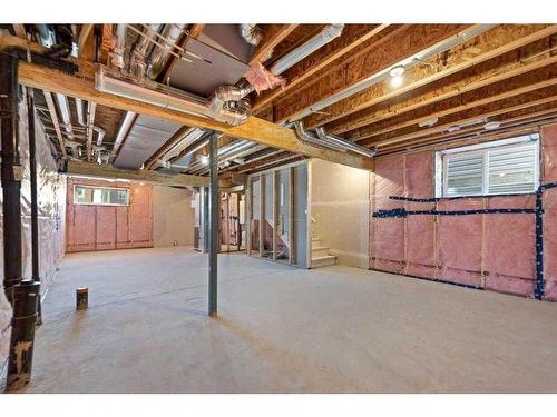 718 Bayview Hill Sw, Airdrie, AB - Indoor Photo Showing Basement