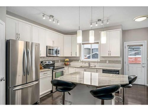 74 Walden Crescent Se, Calgary, AB - Indoor Photo Showing Kitchen With Stainless Steel Kitchen With Upgraded Kitchen