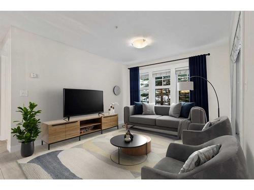 3112-11 Mahogany Row Se, Calgary, AB - Indoor Photo Showing Living Room