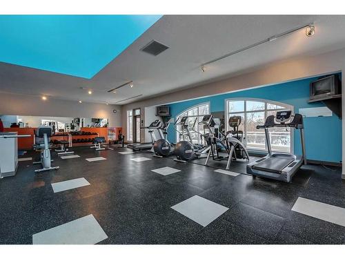 1407-24 Hemlock Crescent Sw, Calgary, AB - Indoor Photo Showing Gym Room