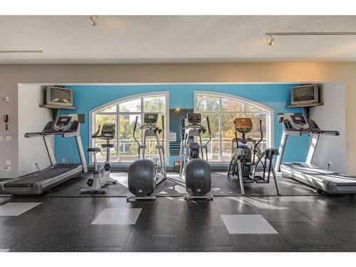 1407-24 Hemlock Crescent Sw, Calgary, AB - Indoor Photo Showing Gym Room