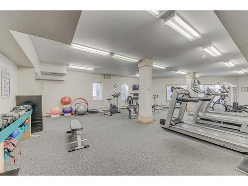 124-223 Tuscany Springs Boulevard Nw, Calgary, AB - Indoor Photo Showing Gym Room