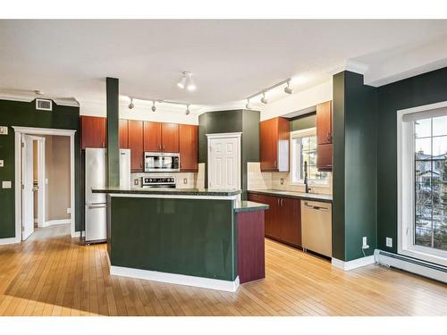 124-223 Tuscany Springs Boulevard Nw, Calgary, AB - Indoor Photo Showing Kitchen