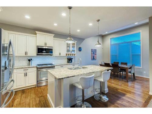 51 Auburn Glen Heights Se, Calgary, AB - Indoor Photo Showing Kitchen With Stainless Steel Kitchen With Upgraded Kitchen