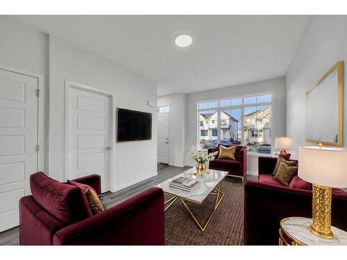 491 Tekarra Drive Nw, Calgary, AB - Indoor Photo Showing Living Room