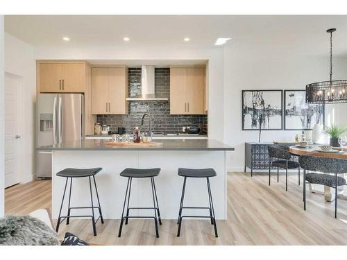 93 Legacy Reach Crescent Se, Calgary, AB - Indoor Photo Showing Kitchen With Upgraded Kitchen