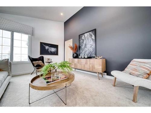 68 Dawson Wharf Mount, Chestermere, AB - Indoor Photo Showing Living Room