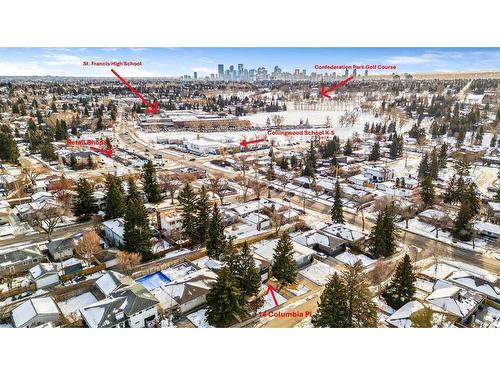 14 Columbia Place Nw, Calgary, AB - Outdoor With View