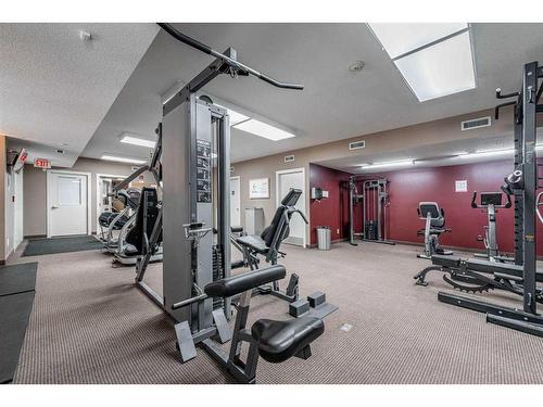 202-60 Royal Oak Plaza Nw, Calgary, AB - Indoor Photo Showing Gym Room