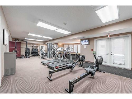 202-60 Royal Oak Plaza Nw, Calgary, AB - Indoor Photo Showing Gym Room