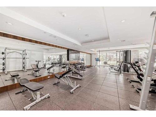 309-1025 5 Avenue Sw, Calgary, AB - Indoor Photo Showing Gym Room