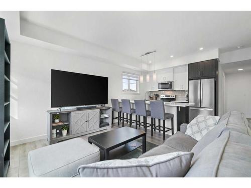 36 Spring Creek Common Sw, Calgary, AB - Indoor Photo Showing Living Room