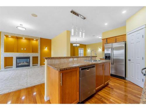 277 Martin Crossing Place Ne, Calgary, AB - Indoor Photo Showing Kitchen With Stainless Steel Kitchen With Double Sink