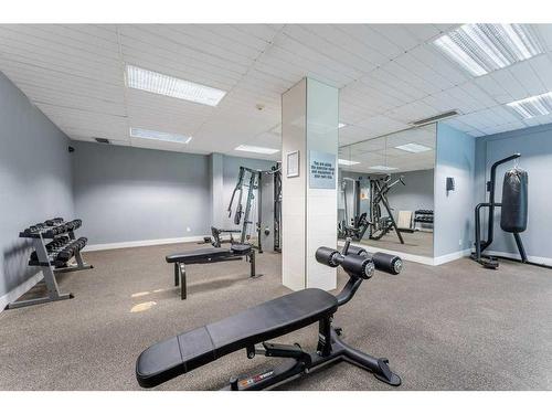 314-4944 Dalton Drive Nw Drive, Calgary, AB - Indoor Photo Showing Gym Room